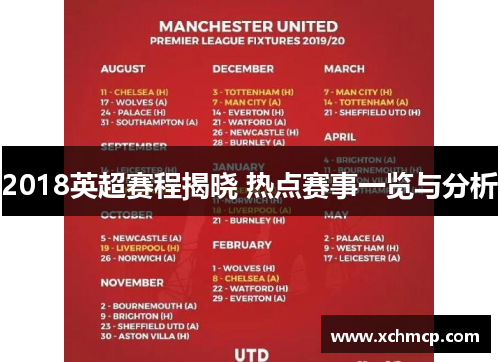 2018英超赛程揭晓 热点赛事一览与分析